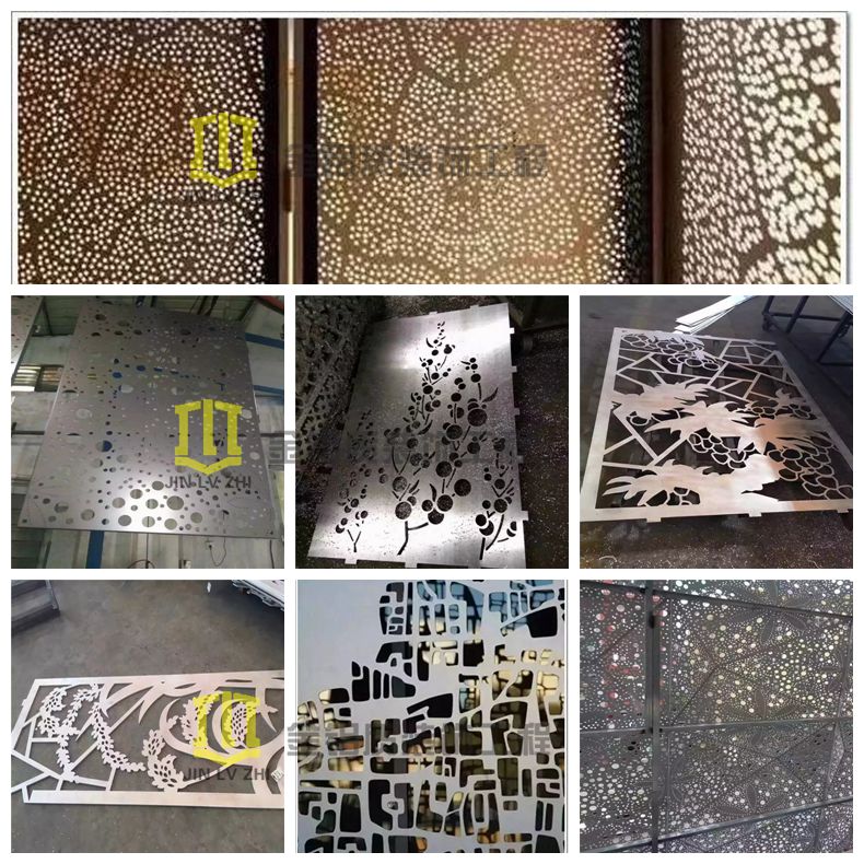 金鋁質藝術雕花鏤空鋁單板實例